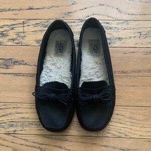 UGG Black Moccasin Loafers